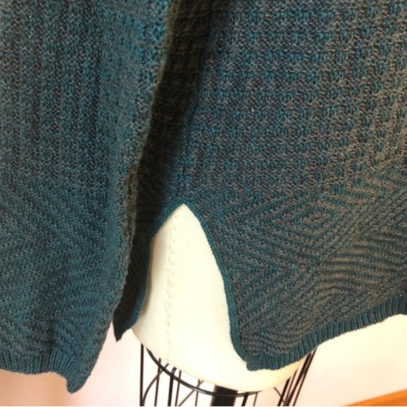 Eight Eight Eight Teal Cowl Neck Sweater - Picture 8 of 16